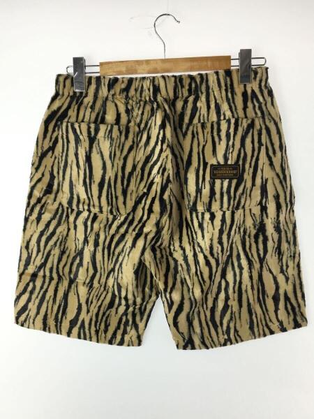 メンズ NEIGHBORHOOD レオパード柄 ショートパンツ レーヨン ファー S