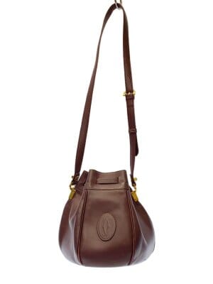 Cartier(カルティエ) / マストライン/巾着/レザー/ボルドー | 中古品の