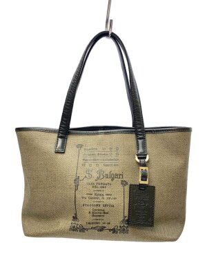 BVLGARI(ブルガリ) / トートバッグ/キャンバス/GRY | 中古品の販売