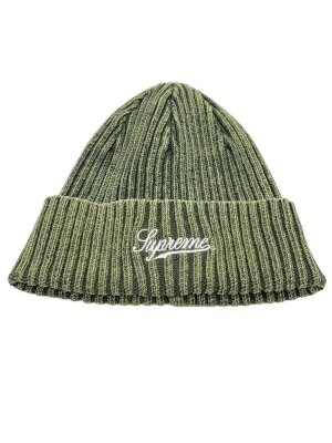 Supreme × LACOSTE L!VE / ニットキャップ/--/コットン/グリーン/メンズ/RB2305 Supreme(シュプリーム) / ニットキャップ/--/コットン/グリーン/メンズ