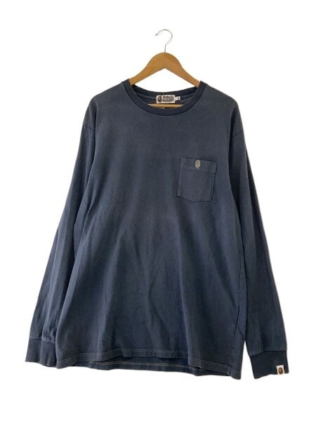 A BATHING APE(アベイシングエイプ) / 長袖Tシャツ/2XL/コットン/GRY 