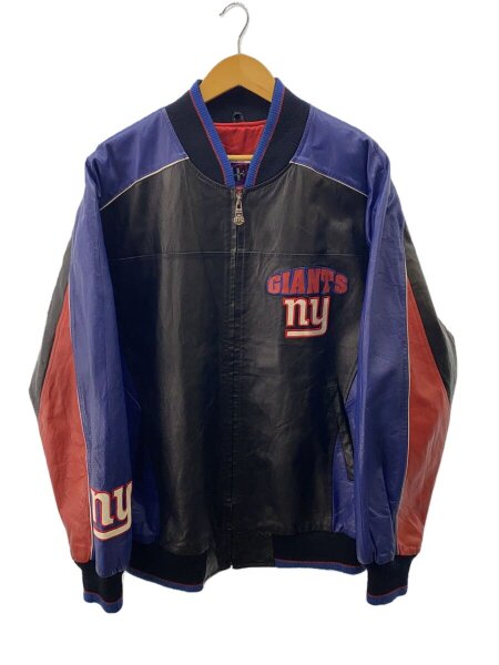 NFL(エヌエフエル) / スタジャン/NY GIANTS/XL/レザー/BLK// | 古着の 
