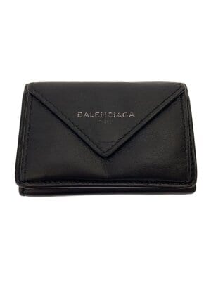 BALENCIAGA(バレンシアガ) / 2つ折り財布/レザー/BLK/メンズ/694166