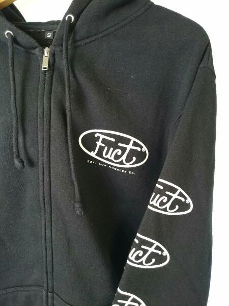 90s Fuct ジップパーカー ブラック L