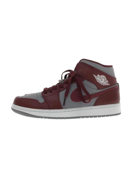 NIKE(ナイキ) / エアジョーダン1 MID Team Red/25.5cm/グレー/DQ8426 