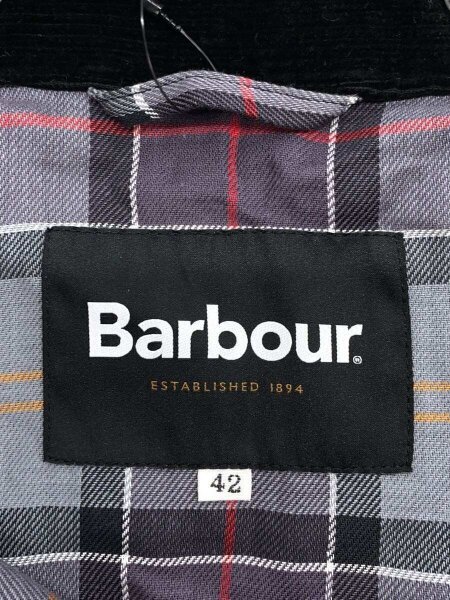 Barbour(バブアー) / BORROWDALE/42/ポリエステル/ブラック/無地 
