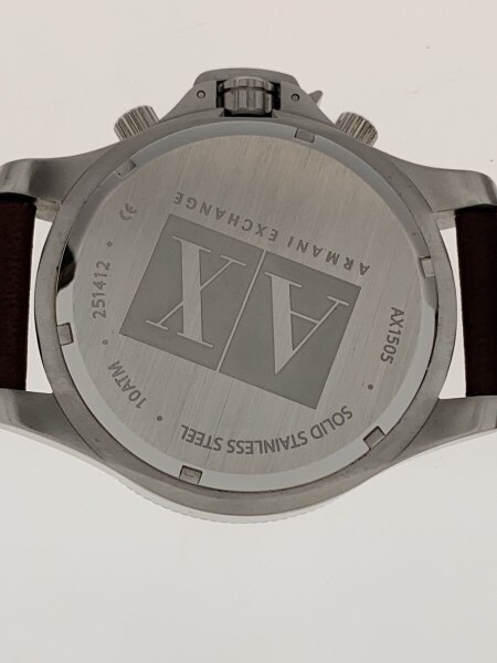 ARMANI EXCHANGE / クォーツ腕時計/アナログ/レザー/NVY/BRW/AX1505 ARMANI EXCHANGE(アルマーニエクスチェンジ) / クォーツ腕時計