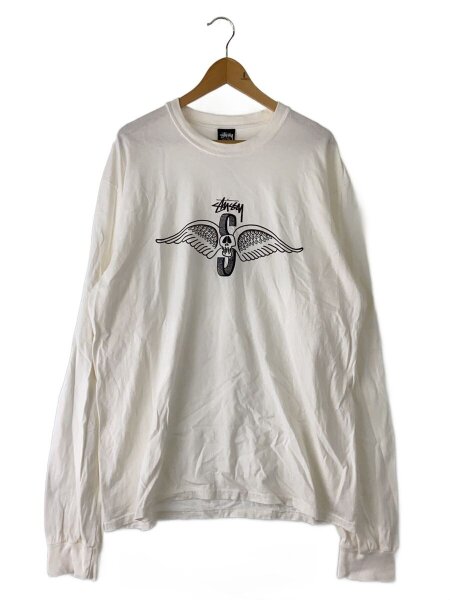 STUSSY(ステューシー) / 長袖Tシャツ/XL/コットン/WHT// | 古着の販売 