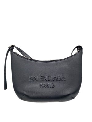 BALENCIAGA(バレンシアガ) / ショルダーバッグ/レザー/BLK/無地/592833