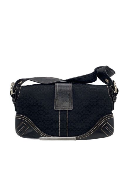 COACH(コーチ) / デミフラップ_ソーホー_ミニシグネチャー_ブラック 