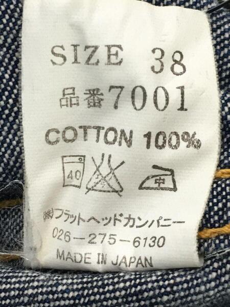 THE FLAT HEAD(ザフラットヘッド) / 長袖シャツ/38/デニム/IDG/7001