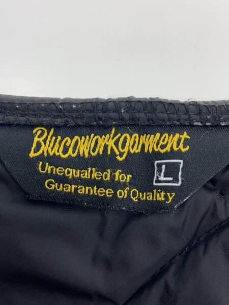 BLUCO 黒 キルティング ベスト Lサイズ BLUCO 黒 キルティング ベスト Lサイズ