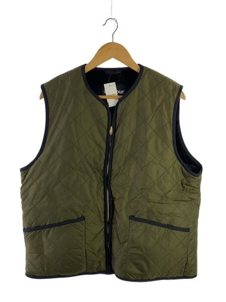 Barbour(バブアー) / キルティングベスト/38/ナイロン/KHK/無地
