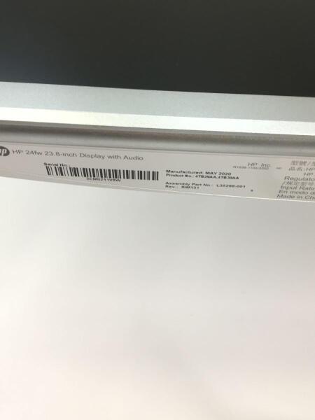 資材 hpモニター 23.8inch 24fw HP M24fwa 23.8-Inch 75Hz FHD IPS Monitor