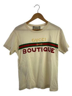 GUCCI(グッチ) / シティロゴプリント/Tシャツ/XS/コットン/IVO/493117  