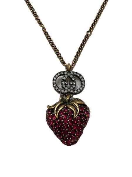 GUCCI(グッチ) / ネックレス/ゴールド/ストロベリー | 中古品の販売 