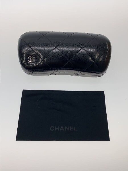 CHANEL(シャネル) / サングラス/オーバル/プラスチック/BLK/BLK/メンズ 