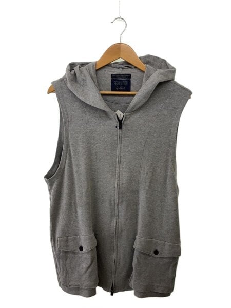 YOHJI YAMAMOTO(ヨウジヤマモト) / フードベスト/3/コットン/GRY/HS 
