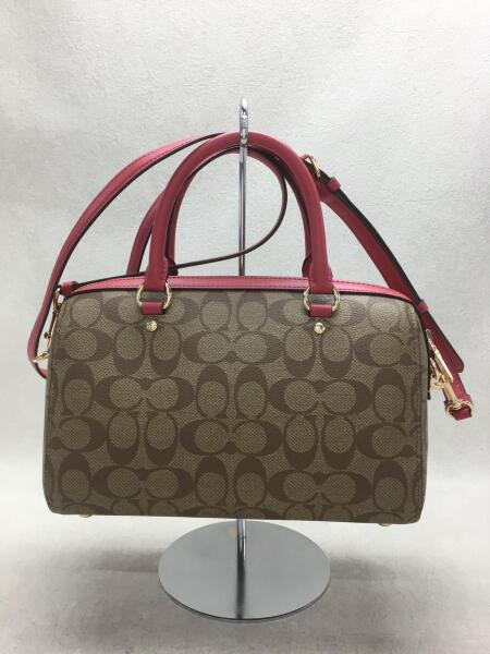 COACH(コーチ) / シグネチャー/2WAY/ショルダーバッグ/PVC/PNK/83607 