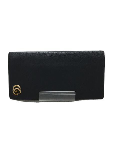 GUCCI(グッチ) / GGマーモント/札入れ/長財布/レザー/BLK/459133 