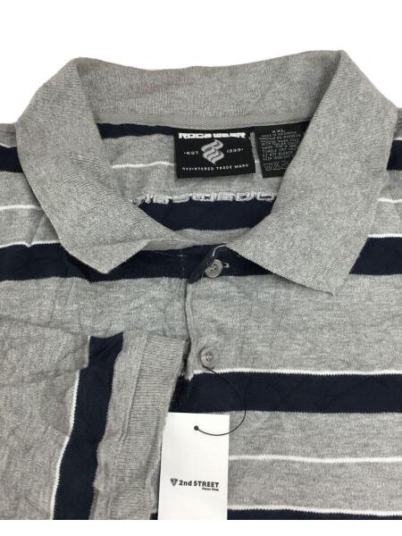 ROCAWEAR(ロカウェア) / 90s/ポロシャツ/XXL/コットン/GRY/ボーダー 
