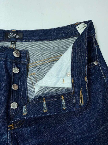 A.P.C.(アーペーセー) / NEW STANDARD/ストレートデニムパンツ/ボタン 