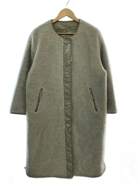 FRAMeWORK / 21AW/BOA 2WAY ZIP COAT/38/ポリエステル/KHK/21020220102040 FRAMeWORK(フレームワーク) / 21AW/BOA 2WAY ZIP COAT/38/ポリエステル