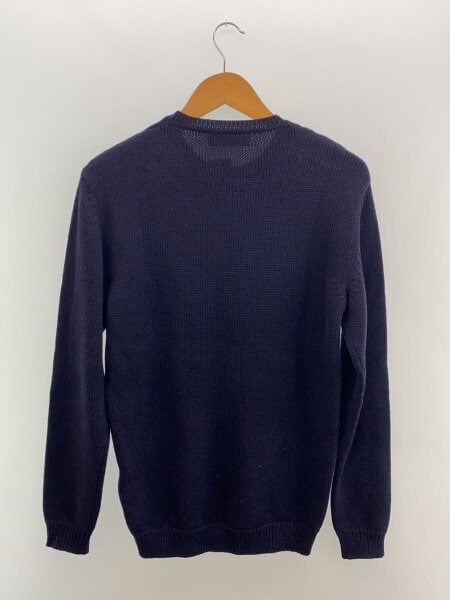 FENDI / 17AW/モンスター/クルーネックニットセーター/44/ウール/NVY/PR12-17-751 FENDI(フェンディ) / 17AW/モンスター/クルーネックニットセーター/44