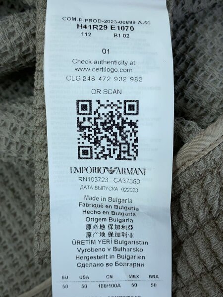 EMPORIO ARMANI(エンポリオアルマーニ) / ダブルジップアップ