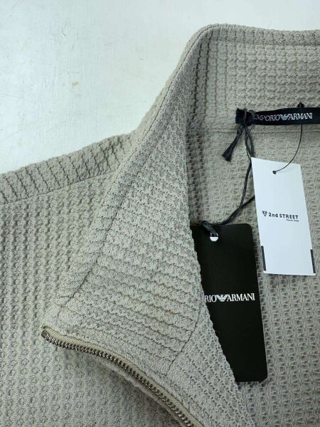 EMPORIO ARMANI / ダブルジップアップジャケット/50/ウール/GRY/H41R29 EMPORIO ARMANI(エンポリオアルマーニ) / ダブルジップアップ