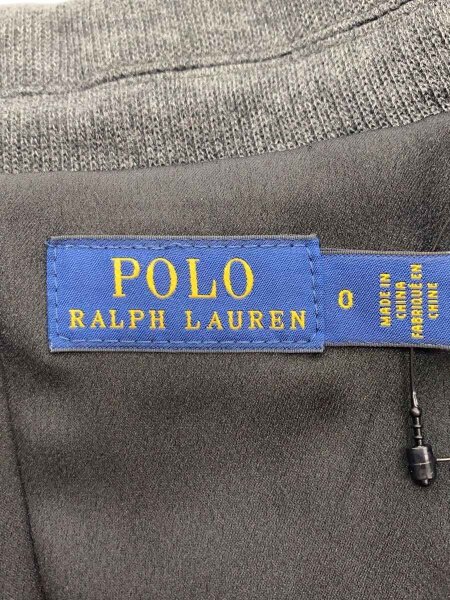 POLO RALPH LAUREN / エンブレムブレザージャケット/0/コットン/GRY/211814497001 POLO RALPH LAUREN(ポロラルフローレン) / エンブレムブレザー