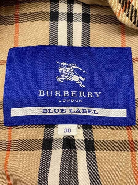 BURBERRY BLUE LABEL / トレンチコート/ライナー付き/38/コットン/CML/FRF-18-633-50 BURBERRY BLUE LABEL(バーバリーブルーレーベル) / トレンチコート