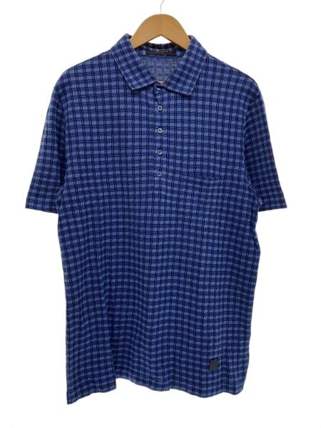 LOUIS VUITTON(ルイヴィトン) / ポロシャツ/Vロゴ/XL/コットン/NVY