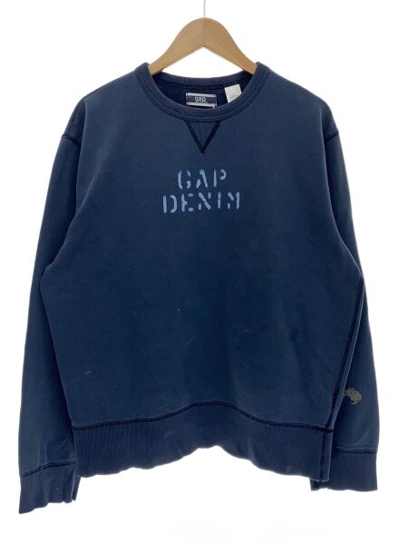 GAP(ギャップ) / 90s/OLD/クルーネックッスウェット/前V/プリント/L 
