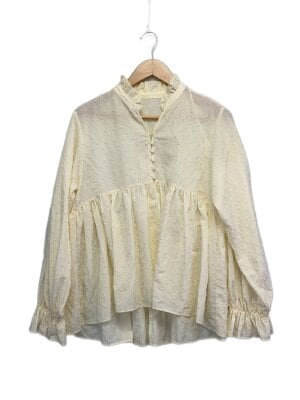 IENA(イエナ) / 25SS/ドットタフタショートギャザーブラウス/ナイロン 