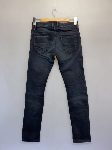 Diesel USED加工 スウェット スキニー ジョガー デニム パンツ 28 2026 