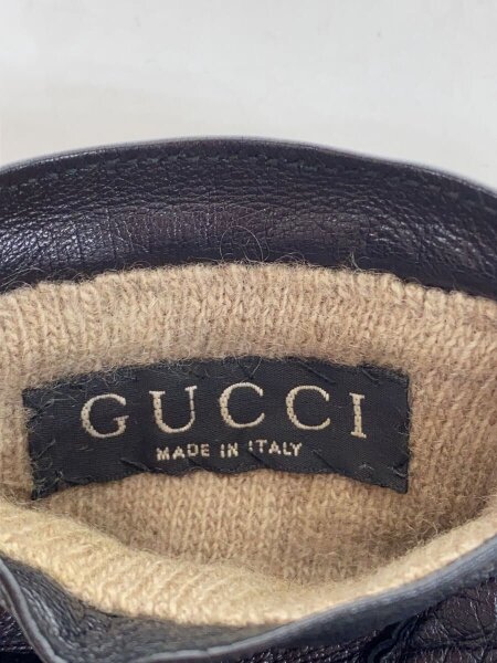 GUCCI(グッチ) / 手袋/Gロゴ/レザー/BLK/レディース | 中古品の販売