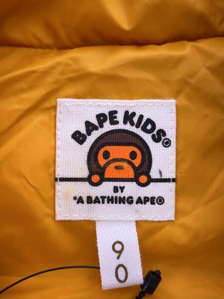 BAPE KIDS(ベイプキッズ) / ダウン90/フェザー10/ベスト/90cm/ナイロン 
