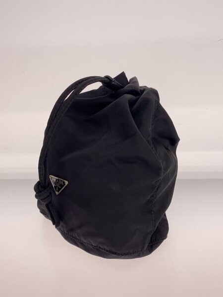 PRADA(プラダ) / 巾着ポーチ/ナイロン/BLK/無地/MV369// | 中古品の 