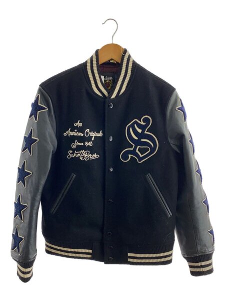 Schott(ショット) / スタジャン/S/ウール/BLK | 古着の販売・通販なら