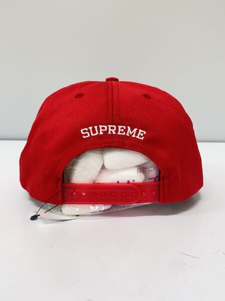 Supreme / キャップ/ポリエステル/RED/メンズ/アンダーライン Supreme(シュプリーム) / キャップ/ポリエステル/RED/メンズ/アンダー