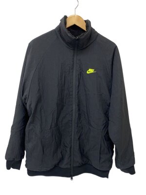 NIKE(ナイキ) / teamタグ/90s/ジャケット/XL/ポリエステル/ブラック