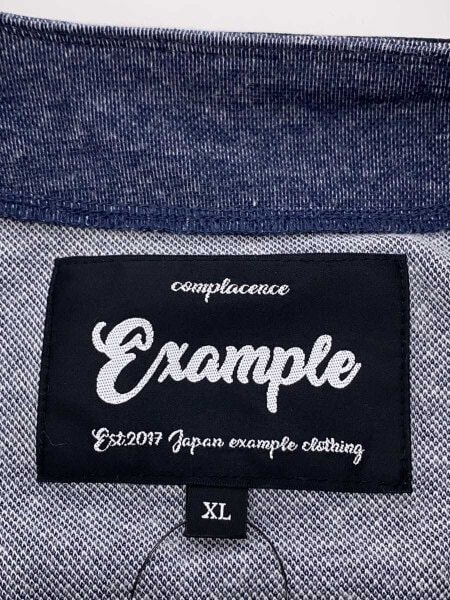 EXAMPLE(エグザンプル) / 半袖シャツ/XL/ベースボールシャツ/NVY 