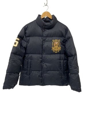 POLO RALPH LAUREN / 90s/リバーシブル/ダウンジャケット/M/ポリエステル/BLK POLO RALPH LAUREN(ポロラルフローレン) / 90s/リバーシブル/ダウン