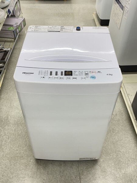 ハイセンス HW-E4503 洗濯機 4.5kg 生活家電