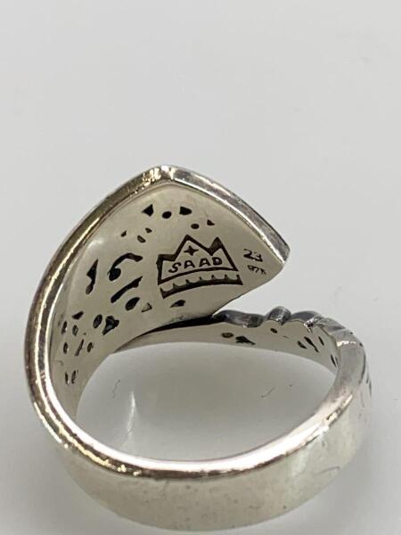 SAAD シルバー 925 サンシンボル アラベスク デザイン リング 23号