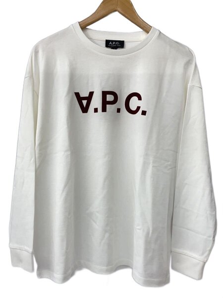 A.P.C.(アーペーセー) / 長袖カットソー/S/コットン/25-070-463-0005-3 