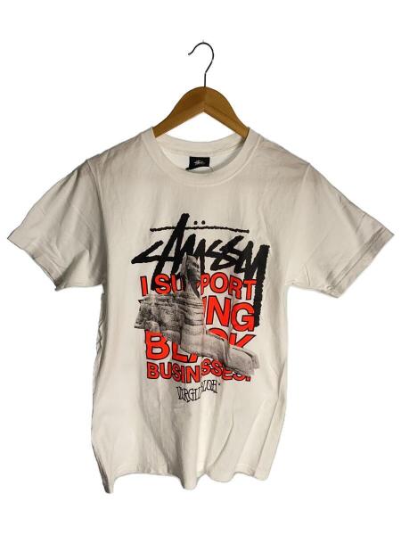 STUSSY(ステューシー) / Tシャツ/M/コットン/WHT/Virgil Abloh World 