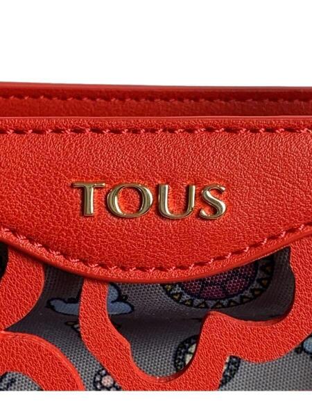 未使用 TOUS トウス Kaos Shock トートバック レッド 大きめ 赤 【公式 