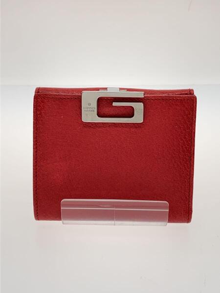 GUCCI(グッチ) / 3つ折り財布/レザー/RED/レディース/035・0416・2094